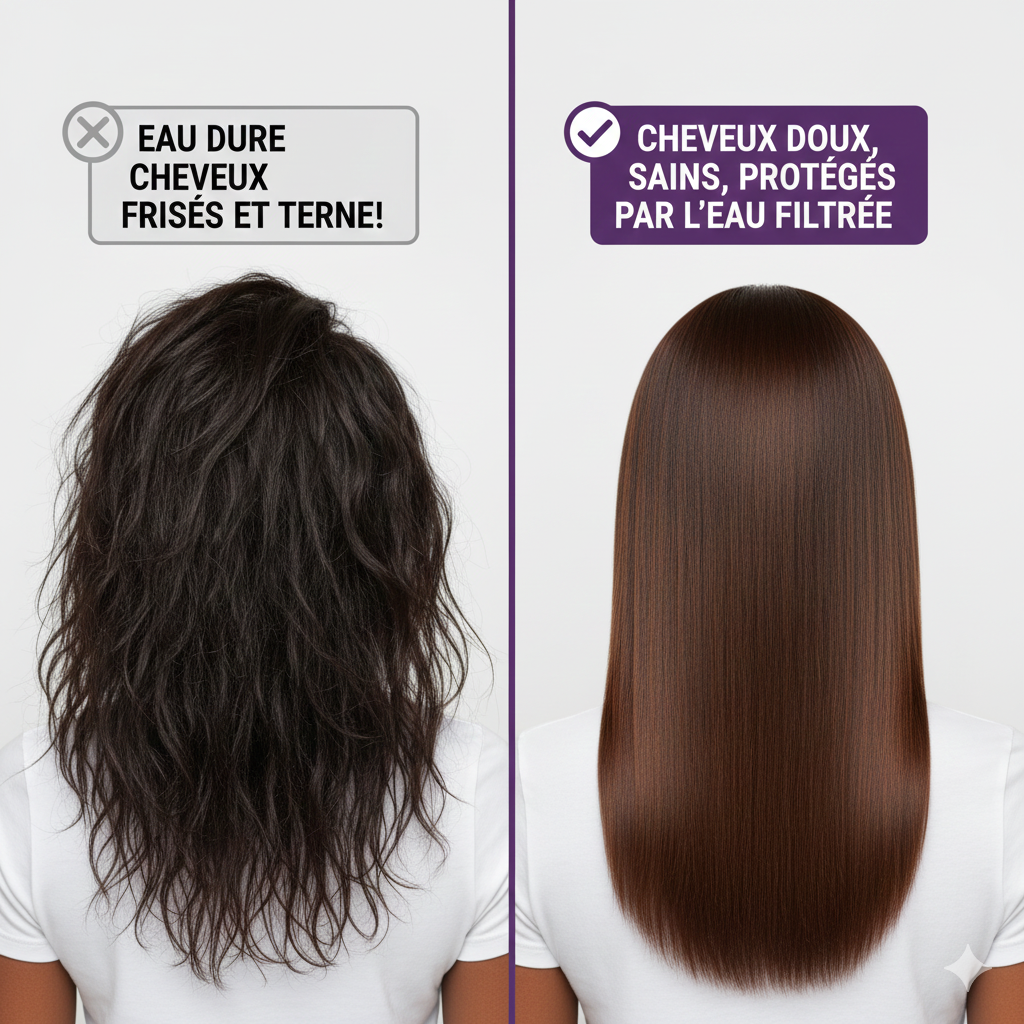 PureJet — Pommeau de douche spa, filtration 15 étapes, 3+1 modes, Stop 1-clic 🚿