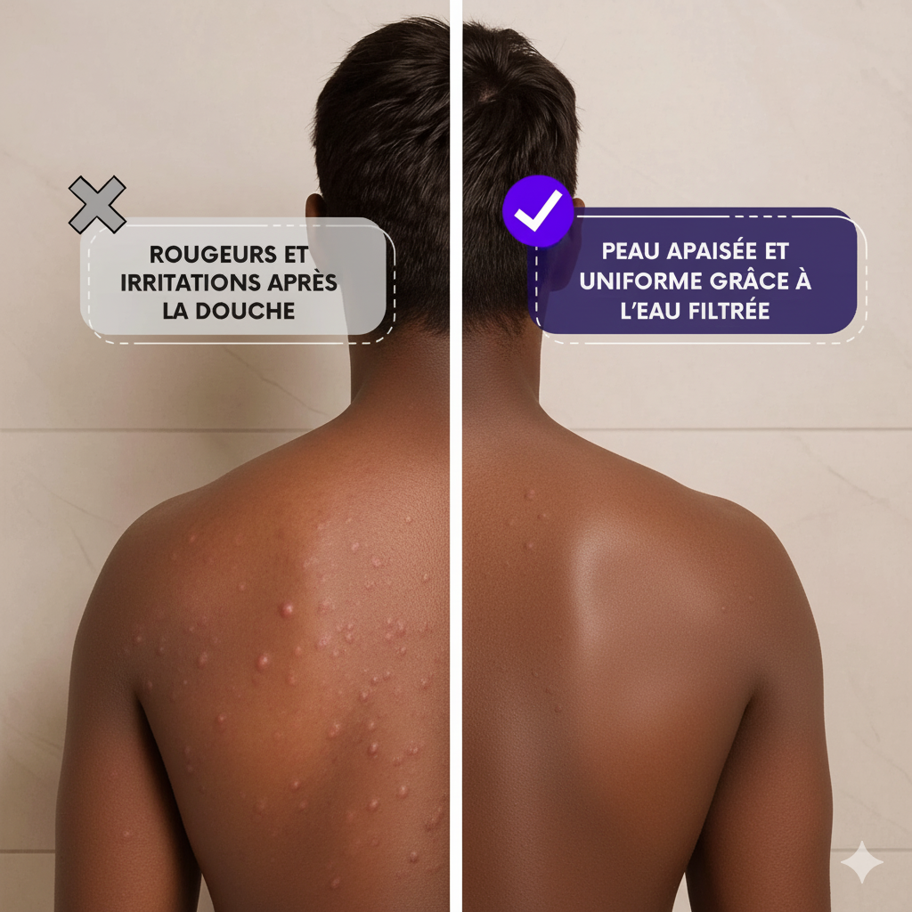 PureJet — Pommeau de douche spa, filtration 15 étapes, 3+1 modes, Stop 1-clic 🚿