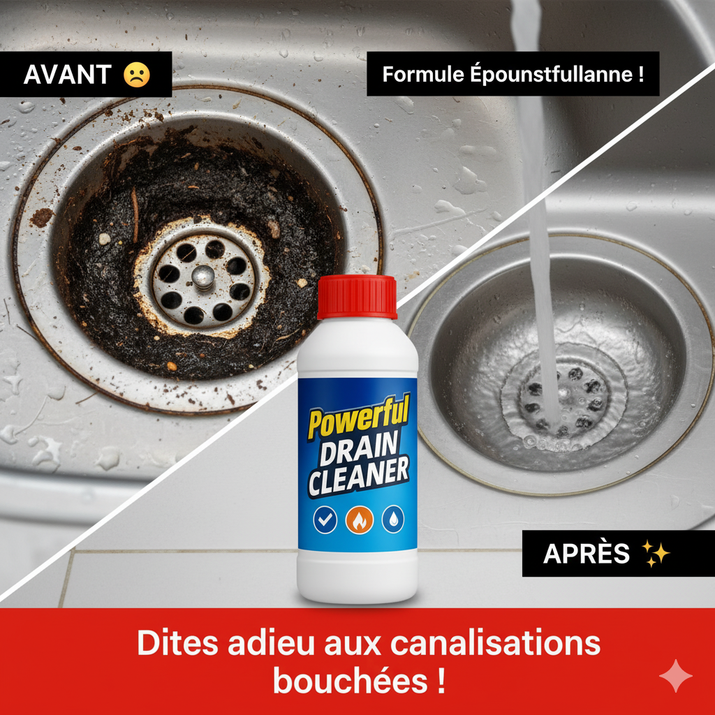 Nettoyant Intensif pour Évier et Canalisations🍃