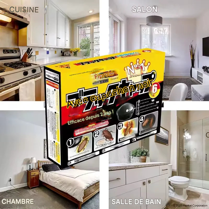 Appât Anti-Cafards Puissant – Piège à Longue Durée